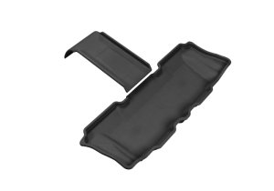 Hyundai Santa Fe XL Floor Mats - Rubber - 3rd Row - 3D MAXpider - Kagu - Black - `13-`19 Hyundai Santa Fe XL Floor Mats - Rubber - 3rd Row - 3D MAXpider - Kagu - Black - `13-`19